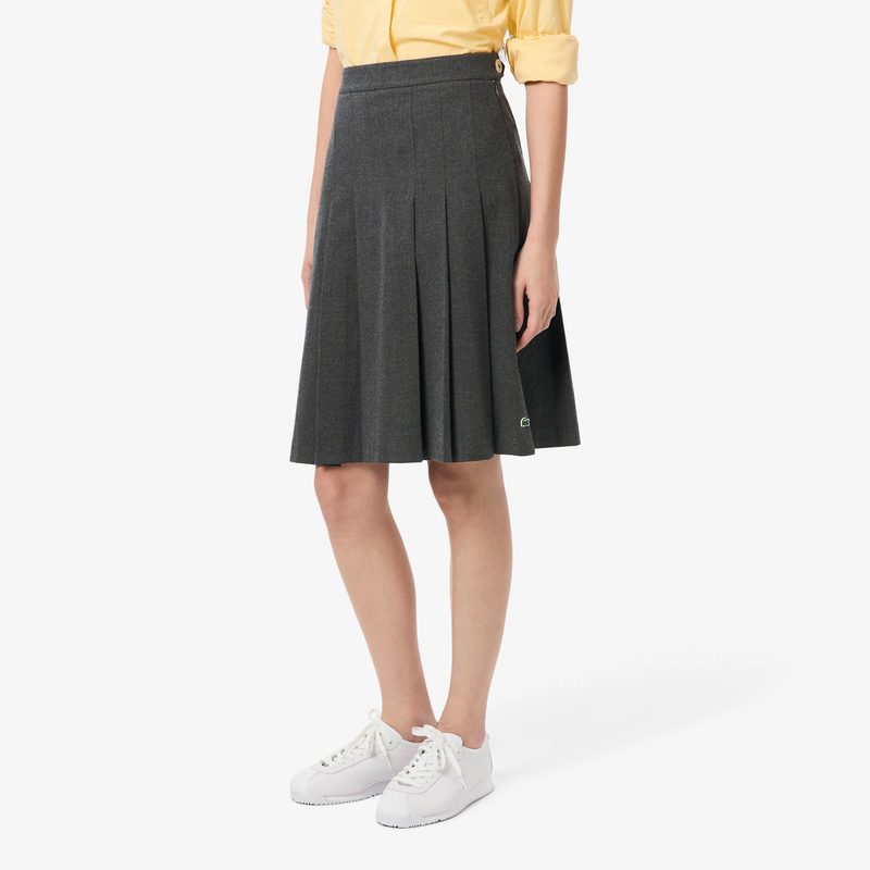 Длинная юбка Lacoste со складками 3