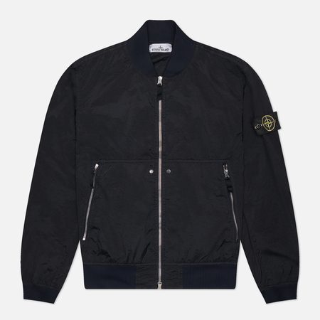 Мужская куртка бомбер Stone Island Nylon Metal Watro-TC Econyl, цвет синий