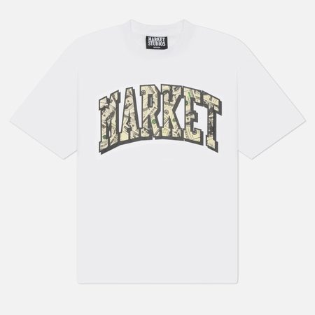 Мужская футболка MARKET Money Arc, цвет белый