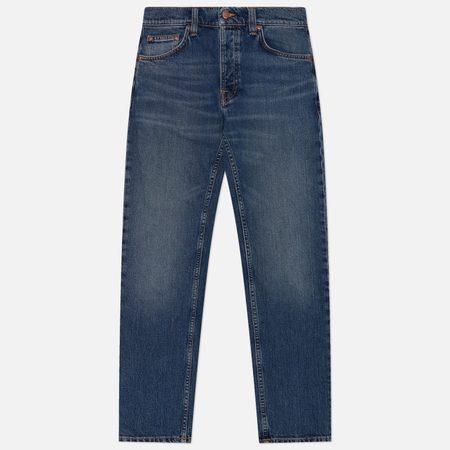 Мужские джинсы Nudie Jeans Solid Ollie, цвет синий