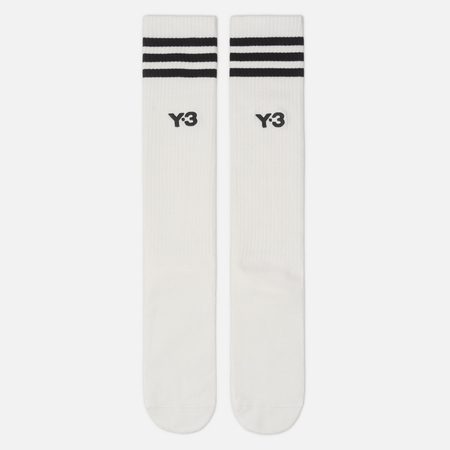 Носки Y-3 3-Stripes High, цвет белый