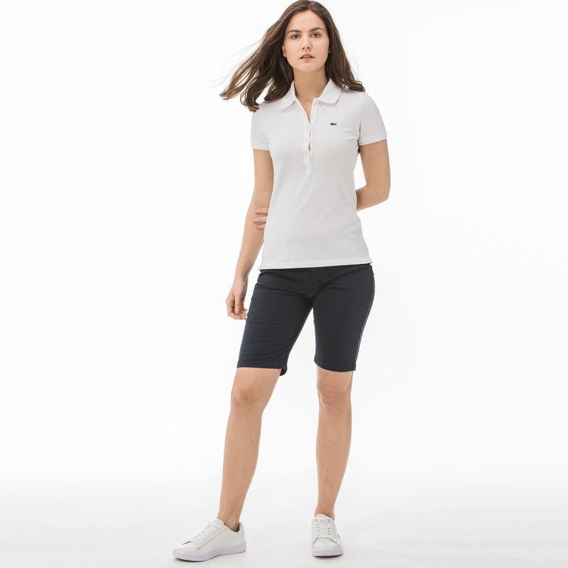 Женские шорты Lacoste приталенного кроя