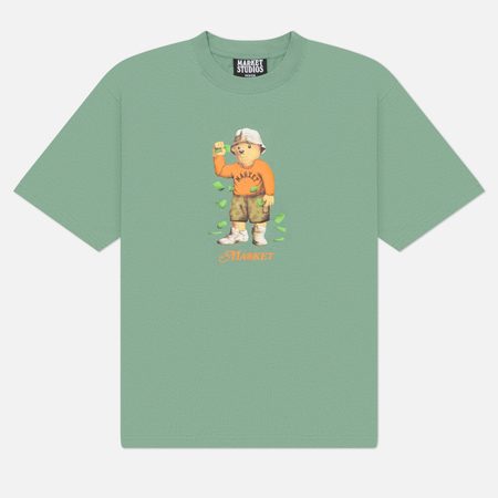 Мужская футболка MARKET Making It Rain Bear, цвет зелёный