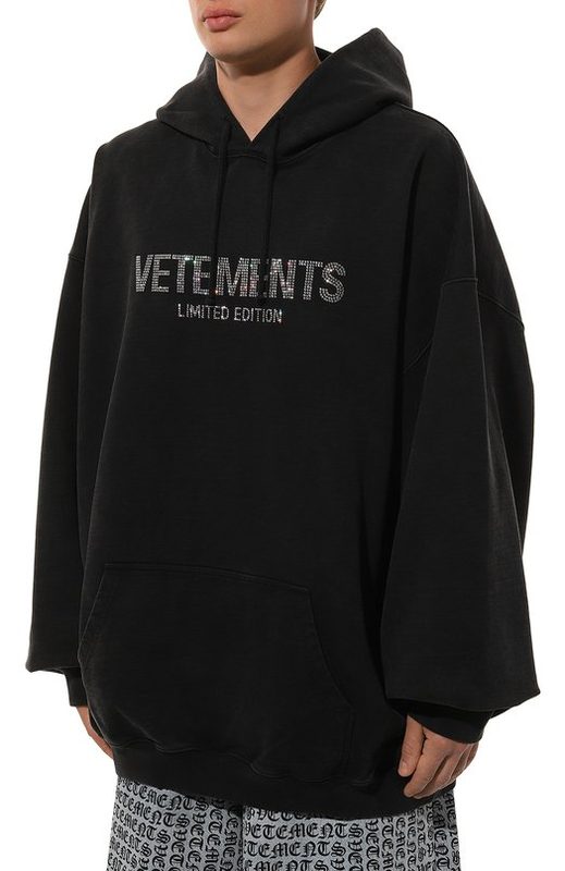 Хлопковое худи VETEMENTS 3