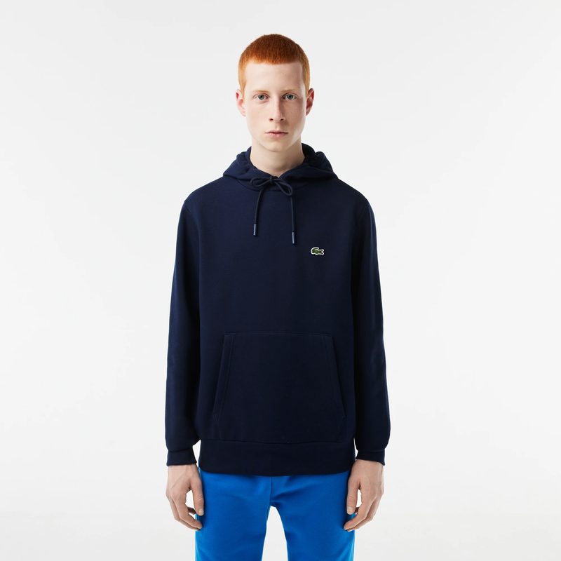 Мужское худи Lacoste классического кроя с флисом 5
