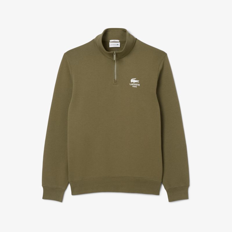 Свитшот Lacoste унисекс с застежкой-молнией с высоким воротом 4
