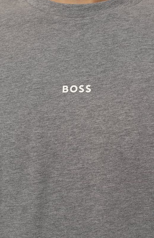 Хлопковая футболка BOSS Orange 5