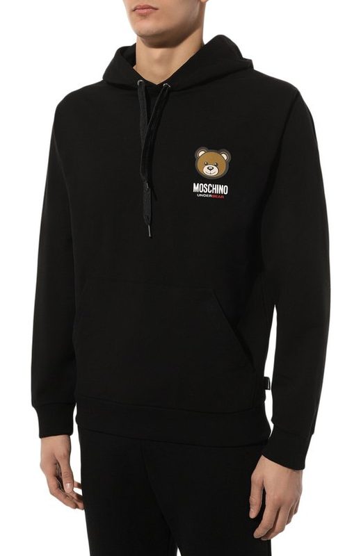 Хлопковое худи Moschino 3