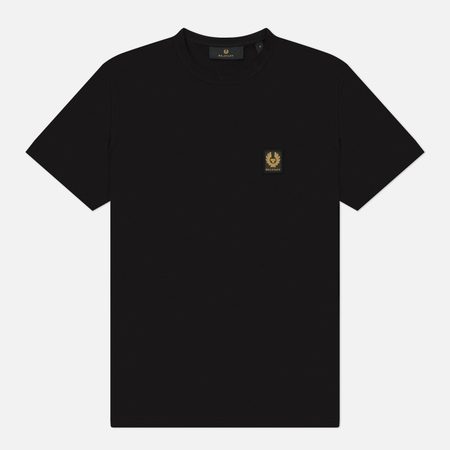 Мужская футболка Belstaff Crew Neck, цвет чёрный
