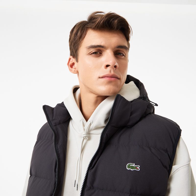 Мужской утеплённый жилет Lacoste с капюшоном 3