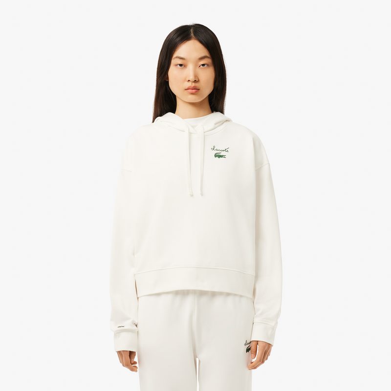 Женская флисовая толстовка Lacoste оверсайз