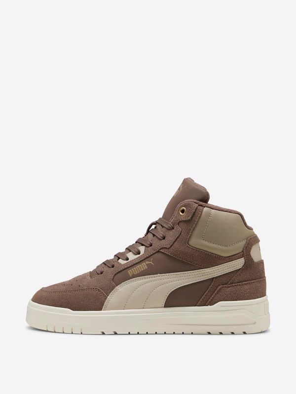 Кеды утепленные женские PUMA Shuffle Downtown Mid Wtr, Коричневый