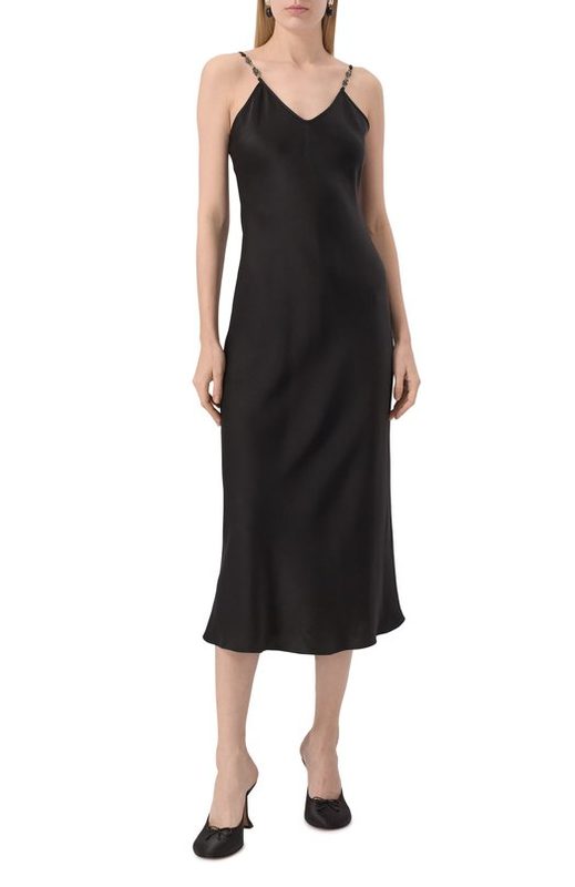 Атласное платье Max Mara Studio 3