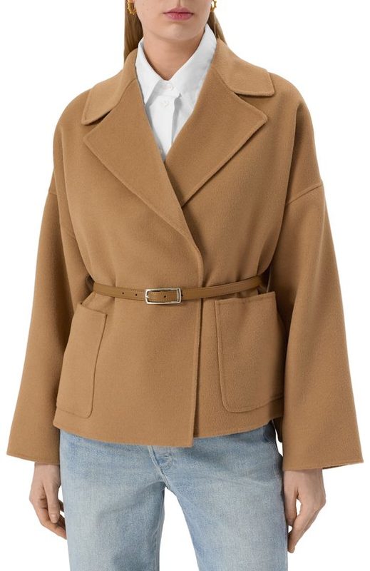 Полупальто из шерсти и кашемира Max Mara Studio 3