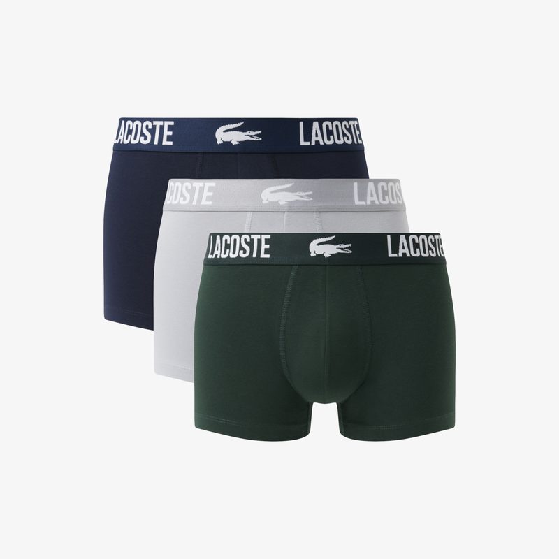 Мужское хлопковое нижнее бельё Lacoste (3 ед.) 4