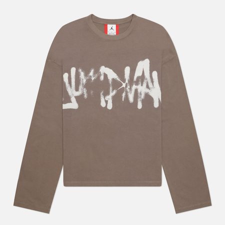 Мужской лонгслив Jordan Energy InHouse Fear Jumpman Heavyweight Graphic, цвет коричневый