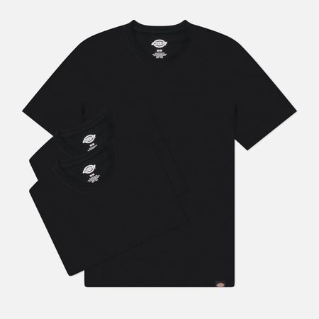 Комплект мужских футболок Dickies 3-Pack, цвет чёрный