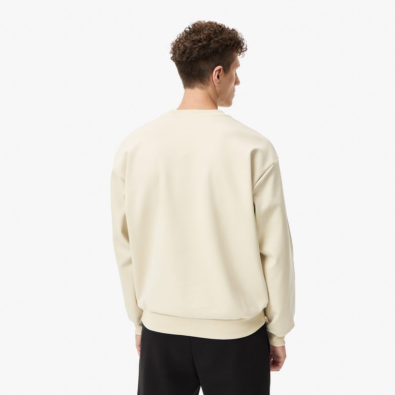 Мужской хлопковый свитшот Lacoste свободного кроя 2