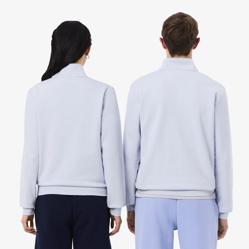 Хлопковая толстовка Lacoste унисекс с воротником-стойкой 3