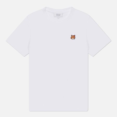 Женская футболка Maison Kitsune Fox Head Regular, цвет белый