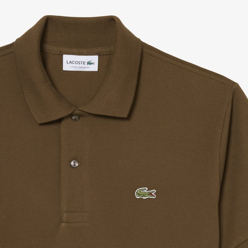 Легендарная мужская рубашка-поло Lacoste L.12.12 классического кроя 5