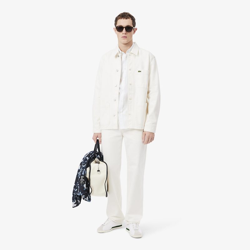 Мужская хлопковая рубашка Lacoste приталенного кроя 4