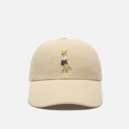 Кепка Maison Kitsune Dressed Fox, цвет бежевый
