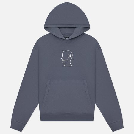 Мужская толстовка Brain Dead Logohead Hoodie, цвет синий