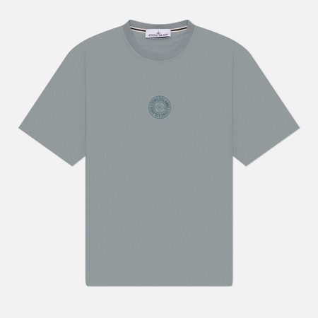Мужская футболка Stone Island Abbreviation One Print, цвет серый