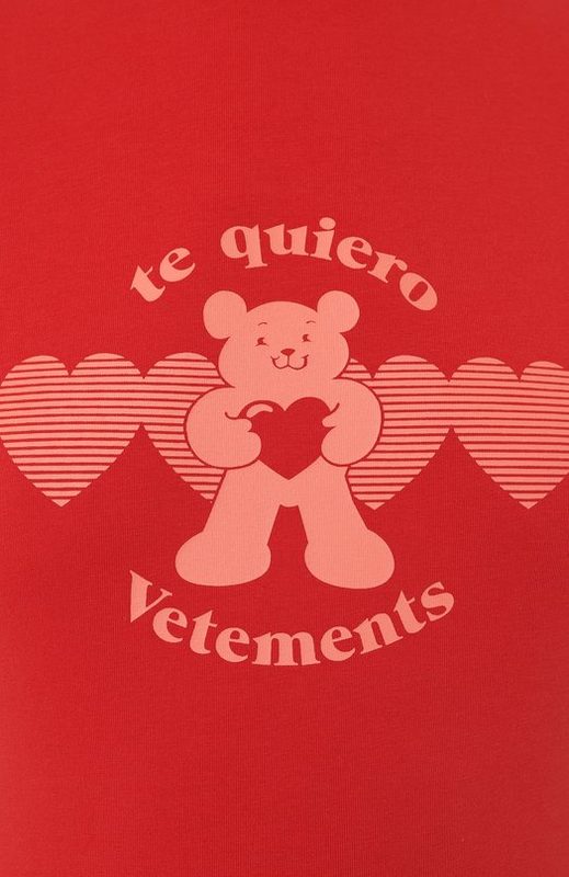 Хлопковая футболка VETEMENTS 5