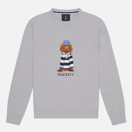 Мужская толстовка Hackett Heritage Harry Crew, цвет серый