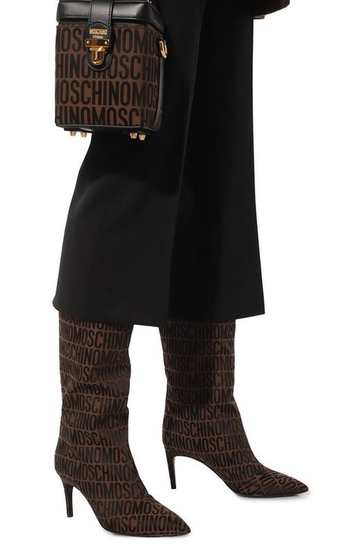 Текстильные сапоги Moschino 3