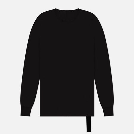 Мужской лонгслив Rick Owens DRKSHDW Temple Level Medium Weight Cotton Jersey, цвет чёрный