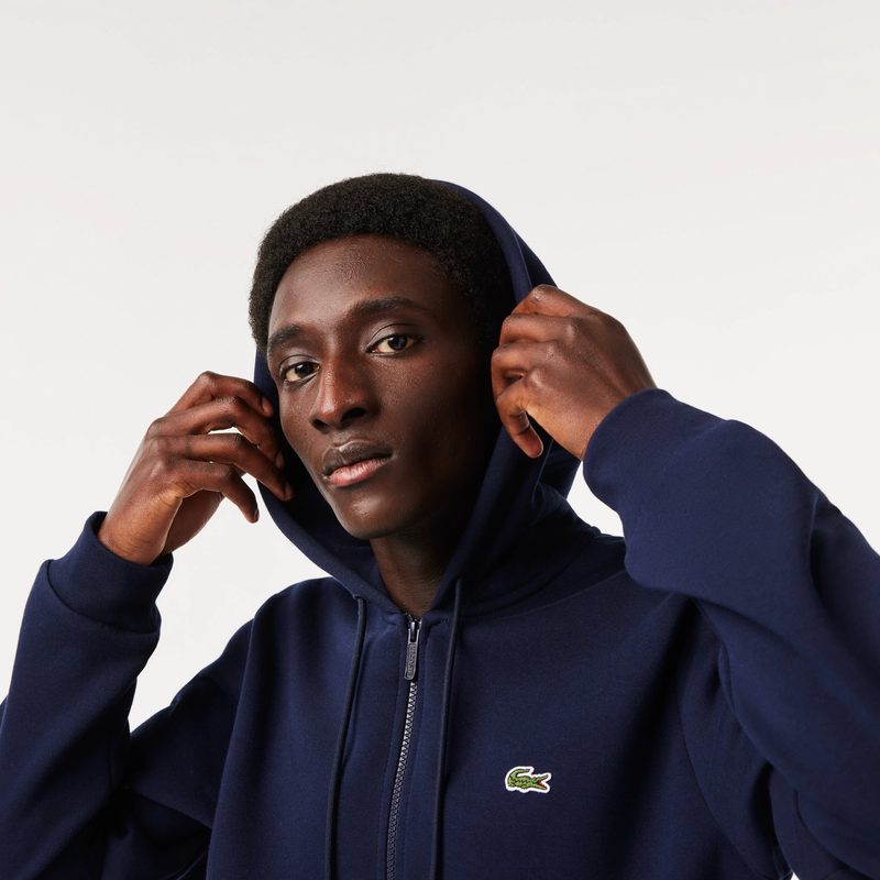 Мужская флисовая толстовка Lacoste на молнии 3