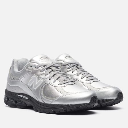 Кроссовки New Balance U2002RF Leather Pack, цвет серебряный