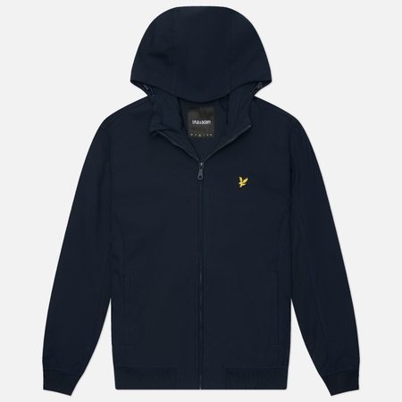 Мужская куртка ветровка Lyle & Scott Mesh Back Softshell, цвет синий