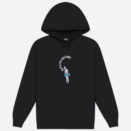 Мужская толстовка Fucking Awesome Mouth Girl Hoodie, цвет чёрный