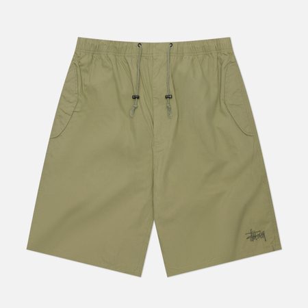 Мужские шорты Stussy Over Nyco, цвет зелёный