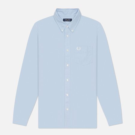 Мужская рубашка Fred Perry Oxford Regular, цвет голубой