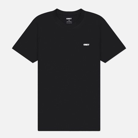 Мужская футболка OBEY Heat Map Icon, цвет чёрный