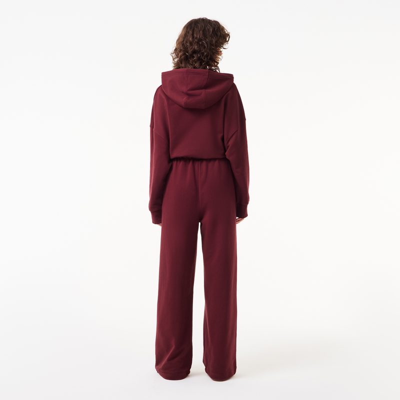 Женские прямые спортивные брюки Lacoste с высокой талией 2