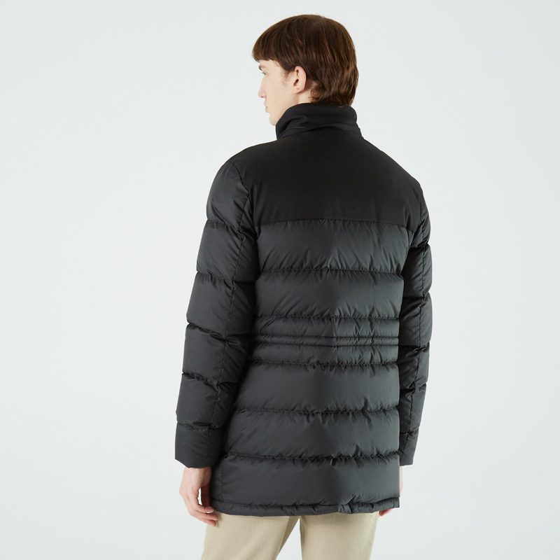 Мужская двусторонняя стеганая куртка Lacoste свободного кроя с подкладкой 2