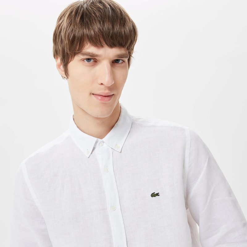 Мужская льняная рубашка Lacoste 3