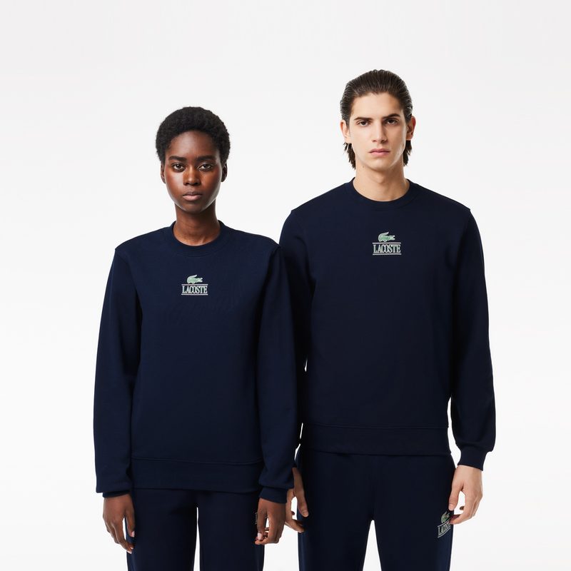 Хлопковый свитшот Lacoste унисекс