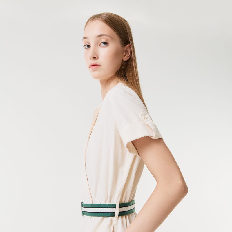 Лёгкое платье Lacoste с поясом 4