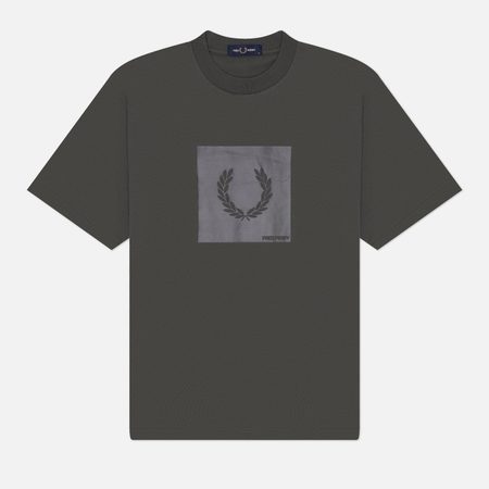 Мужская футболка Fred Perry Box Graphic, цвет зелёный
