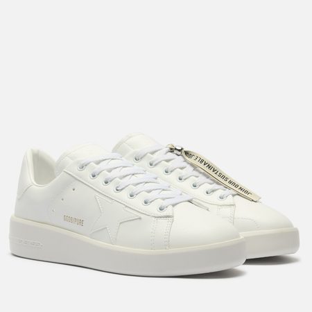 Мужские кроссовки Golden Goose Purestar Bio-Based Star, цвет белый