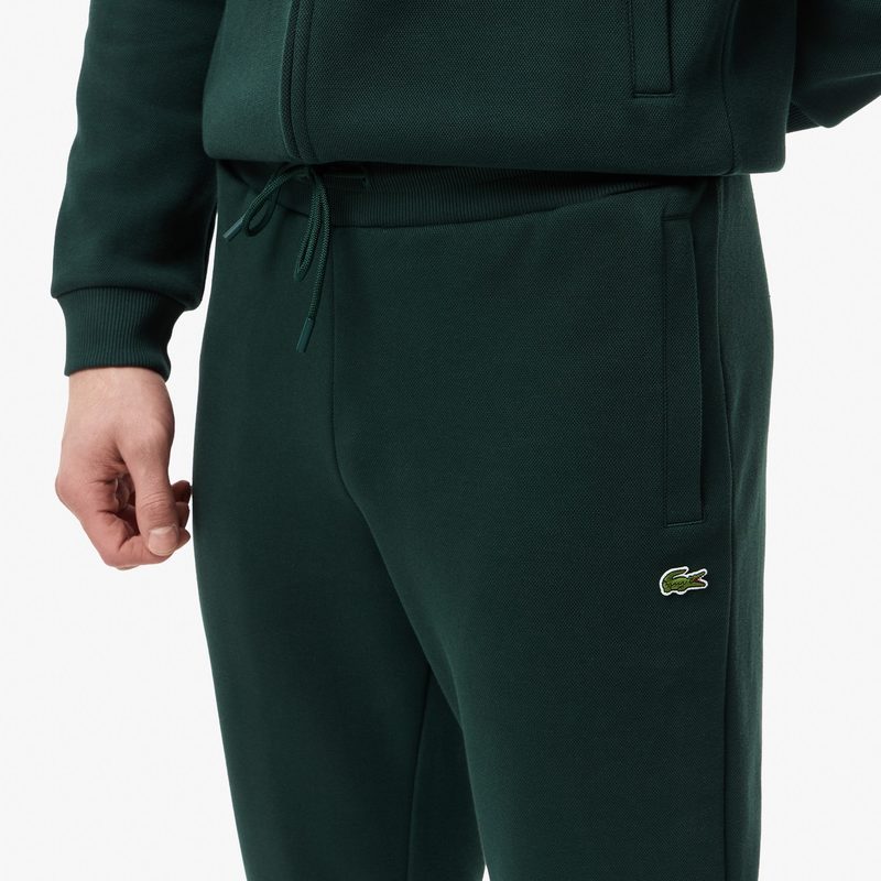 Мужские хлопковые спортивные брюки Lacoste приталенного кроя 4