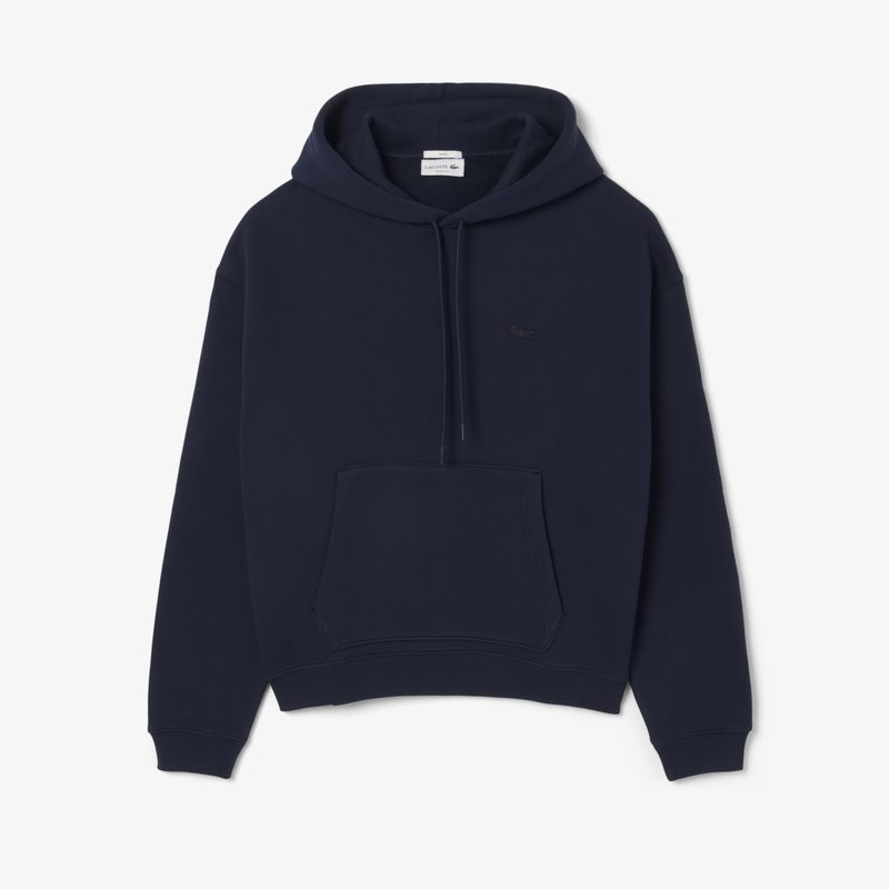 Хлопковый свитшот Lacoste унисекс свободного кроя 4