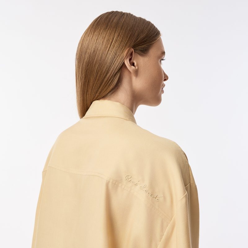 Женская рубашка Lacoste из тенселя 4